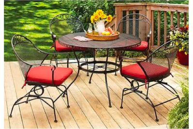 Better Homes and Gardens Clayton Court 5-Piece Patio Dining Set, best steel dining set