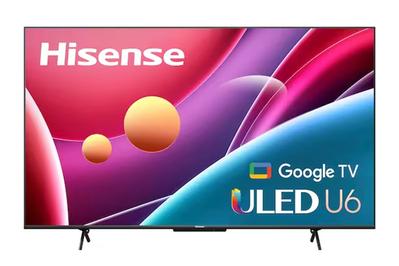 Hisense U6H Series Google TV, great for darker rooms and google fans