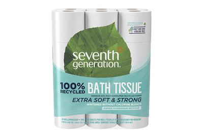 Seventh Generation 100% Recycled Extra Soft & Strong Bath Tissue, the best sustainable toilet paper