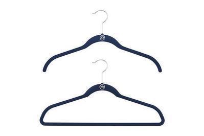 Joy Mangano Huggable Hangers, slim hangers for maximizing space