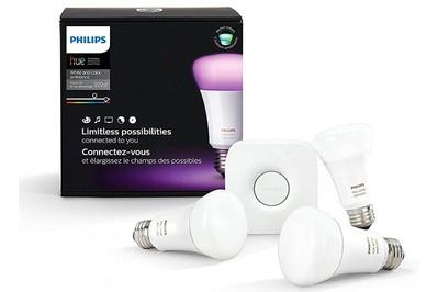 Philips Hue White and Color Ambiance A19 Starter Kit, the best smart lighting ecosystem