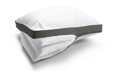 Sleep Number PlushComfort Pillow Ultimate, easily adjustable for stomach-sleepers