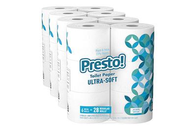 Amazon Presto Ultra-Soft Toilet Paper, a reliable budget toilet paper