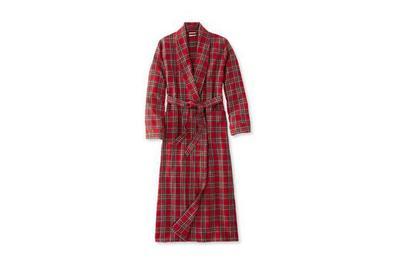 L.L. Bean Women’s Scotch Plaid Flannel Robe, the best women’s flannel robe