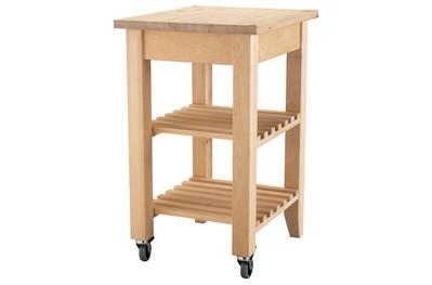 IKEA Bekväm Kitchen Cart, a sturdy rolling wood cart