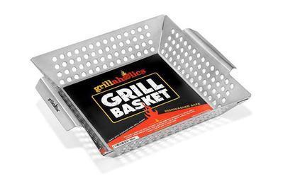 Grillaholics Grill Basket, the best vegetable basket for grilling