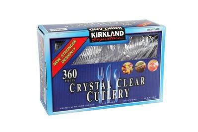 Kirkland Signature Crystal Clear Cutlery, our pick