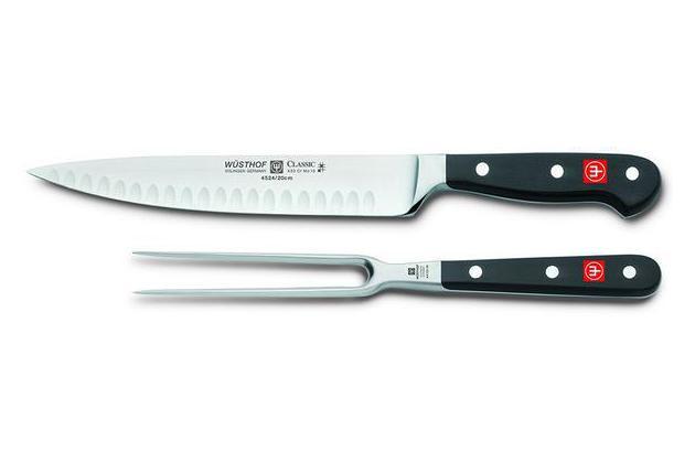 Wusthof Classic 2-Piece Hollow-Ground Carving Set, classic look, top performance