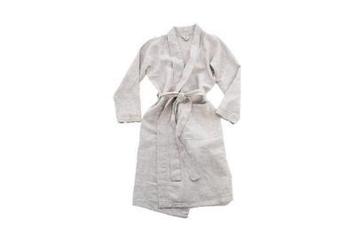 Rough Linen St. Barts Linen Robe, a polished summer robe