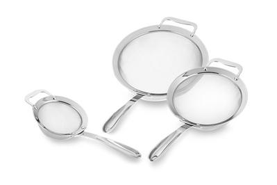 All-Clad 3-Piece Stainless-Steel Strainer Set, the best fine-mesh strainers
