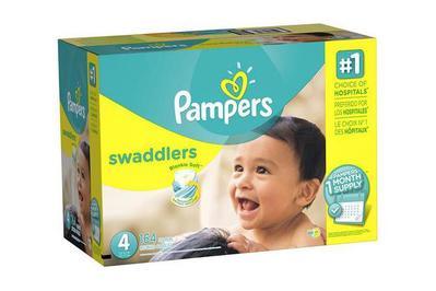 Pampers Swaddlers, the quickest wicking and driest diapers
