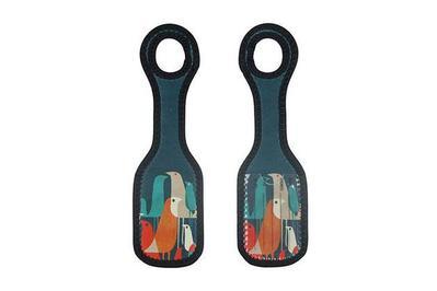 Art of Travel Neoprene Designer Luggage Tags, a whimsical tag