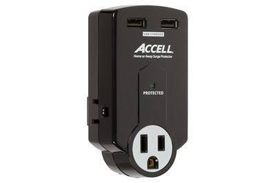 Accell Home or Away Surge Protector, best power strip for travel