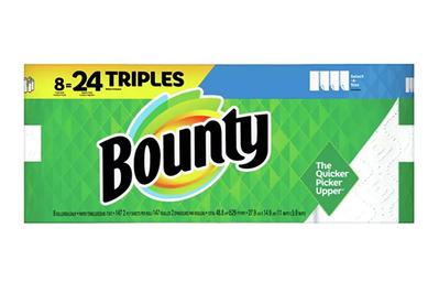 Bounty Select-A-Size, paper towels to absorb liquid