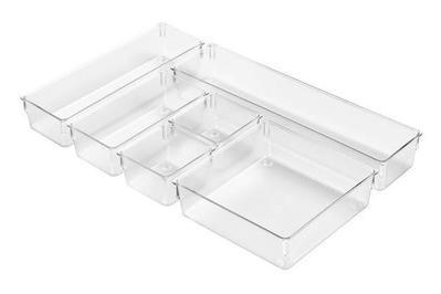 InterDesign Kitchen Drawer Organizer 6-piece set, the best drawer organizing set